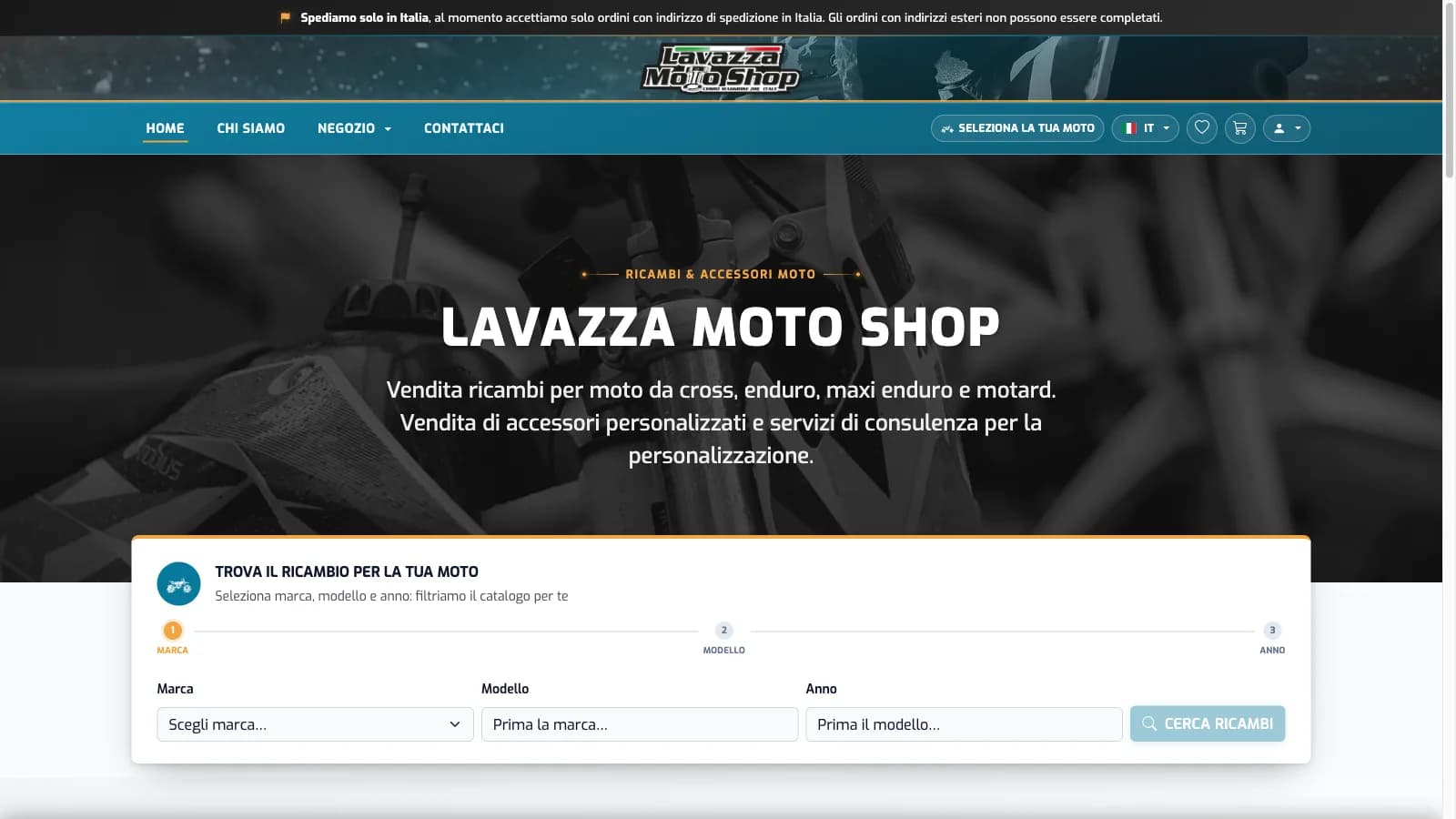 Lavazza Moto Shop